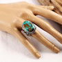 Large Vintage Boho Antique Color Ring