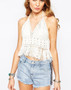 Sexy Halter Knit Tassel Bohemia Beach Tops