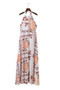 Print Sleeveless Side Split Beach Bohemia Maxi Dress