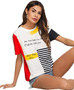 Women's Graphic Cute Short Sleeve Crewneck T-Shirt Casual Letter Print Top