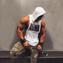 2020 New Men Gyms Fitness Hooded Vest Sleeveless Sport Tank Top Workout Running Vest men