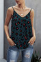 Women's Sexy Leopard Print Cami Dressy Spaghetti Straps Tank Top