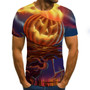 2020 New Ghost T-shirt Pumpkin Lantern Top Halloween Men / Women T-shirt