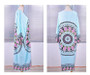Print Loose Long Cardigan Cover-Up Swimsuit Coat
