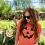 Halloween shirt, Womens halloween shirt, jack o lantern, halloween t-shirt, tee shirt, t shirt, womens, women's, shirt, halloween, pumpkin