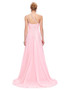 Sleeveless One Shoulder Evening Maxi Dress