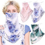 Cool Bandanas for Women Girls, Reusable Cloth Washable Face Scarf Mouth Covers