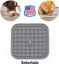 Hyper Pet Licking Mat for Dogs & Cats - IQ Treat Mat | Made in USA | Calming Mat for Anxiety Relief & Boredom Buster. Fun Alternative to Slow Feeder Dog Bowls & Snuffle Mat | Just Add Healthy Treats