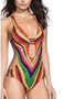 New Digital Print Sexy Bikini One-Piece Swimsuit