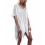 New Knit Hollow Irregular Swimwear Bikini Cover Up