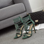 Sexy Rhinestone Gladiator High Heel Pumps Party Shoes Sandals