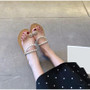 Fashion Comfortable Casual Outdoor Pearl Flat Slippers Sandals