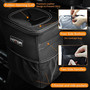 Car Trash Can with Lid and Storage Pockets, 100% Leak-Proof Car Organizer