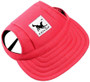 Dog Hat, Pet Baseball Cap/Dogs Sport Hat/Visor Cap with Ear Holes and Chin Strap for Dogs and Cats, 2 Sizes, 10 Colors