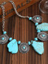 Boho Turquoise Beaded Necklace Jewelry