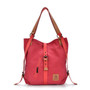 Women Canvas Casual Multifunctional Microfiber Leather Large Capacity Handbag Shoulder Bags Backpack