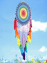 Handmade Colorful Feathers Long Dream Catcher Wall Decoration