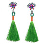 Fashion best tassel long earrings 5 colors 1 pair for jewelry accessories bohemia style Xmas party