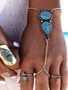 Bohemian jewelry beach simple ethnic turquoise chain bracelet jewelry