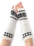 Bohemia Oversleeves Knitted Arm Warm Winter Fingerless Sleevelet Mittens