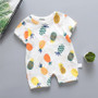 Girl Clothes Baby Jumpsuit Short Sleeve Newborn Baby Baby Boy Girl Clothes Cute Cartoon Printed Jumpsuit Climbing Clothes