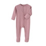 Organic Cotton Baby Rompers Footed Sleep and Play Autumn Winter Full Sleeve Jumpsuit Infant Footies Solid Color Bottoming Cloth