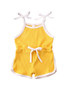 2020 Baby Summer Clothing Infant Newborn Baby Girls Solid Ribbed Romper Sleeveless Strap Jumpsuits Playsuit Clothes