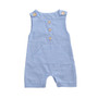 2020 Baby Summer Clothing Newborn Baby Boys Buttons Striped Romper Fashion Sleeveless Romper Cotton Linen Jumpsuit