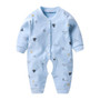 New 2020 Baby Boys Girls Rompers Autumn Long Sleeve V-neck Button Cute Cartoon Print Jumpsuit Newborn Playsuit Infant Clothing