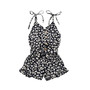 2020 Baby Summer Clothing Infant Girls Suspender Shorts Children Personalized Leopard Print Jumpsuit Sleeveless Strap Trousers