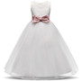 White Flower Girl Dress Kid Girls First Communion Dresses Tulle Lace Wedding Long Princess Costume