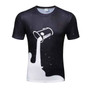 2017 High Quality Water Droplets Move Printed 3D T-shirts Punk 3D Short Sleeve T-Shirt M-4XL /6