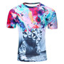 2017 High Quality Water Droplets Move Printed 3D T-shirts Punk 3D Short Sleeve T-Shirt M-4XL /6