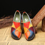 Handmade Leather Soft Shoes National Leather Flats Shoes For Women Casual Female Flats Lady