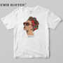 EMIR ROFFER 2018 Fashion Cool Print Female T-shirt White Cotton Women Tshirts Summer Casual Harajuku