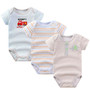 3 pcs/lot Baby Bodysuits Cotton Baby Boy Girl Clothes Next Infant Short Sleeve Jumpsuit Body for