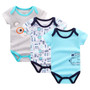 3 pcs/lot Baby Bodysuits Cotton Baby Boy Girl Clothes Next Infant Short Sleeve Jumpsuit Body for