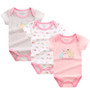 3 pcs/lot Baby Bodysuits Cotton Baby Boy Girl Clothes Next Infant Short Sleeve Jumpsuit Body for