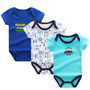 3 pcs/lot Baby Bodysuits Cotton Baby Boy Girl Clothes Next Infant Short Sleeve Jumpsuit Body for