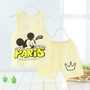 URFine Girls Boy Clothes Cartoon Cat T-Shirt + Short Children'S Suits Clothing Set Girls Set Girls