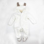 Cartoon Coral Fleece Newborn Baby Romper Costume Baby Clothes Animal Overall Menina Winter Warm
