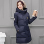 2018 hot sale women winter hooded jacket female outwear cotton plus size 3XL warm coat thicken