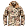 TACVASEN Army Camouflage Men Jacket Coat Military Tactical Jacket Winter Waterproof Soft Shell
