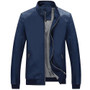 Mountainskin 5XL Spring New Men's PU Patchwork Jackets Casual  Men's Thin Jackets Solid Slim Male