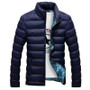 DIMUSI Casual Jacket Men Autumn&Winter Men's Cotton Blend Mens Bomber Jacket and Coats Casual Thick