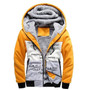 European Fashion Bomber Mens Vintage Thickening Fleece Jacket Autumn Winter Designer Famous Brand