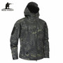 Mege Brand Clothing Autumn Men's Military Camouflage Fleece Jacket Army Tactical Clothing  Multicam