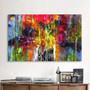 QKART Abstract Painting Colorful Canvas Wall Pictures for Living Room Office Bedroom  Modern Canvas