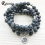 Ruberthen 2017 Top Design Labradorite Wrap Bracelet Trendy Handmade Men`s 108 Mala Yoga Bracelet or