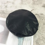 COKK Pu Leather Beret Hats For Women Winter Flat Cap Female Boina Feminina Fashion Autumn Winter